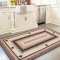 Homespice Primitive Star Gloucester Premium Jute Braided Hall Runner 22 x 72 by Homespice