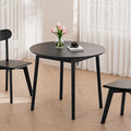 DELAVIN 31.5" Solid Wood Round Dining Table by DELAVIN