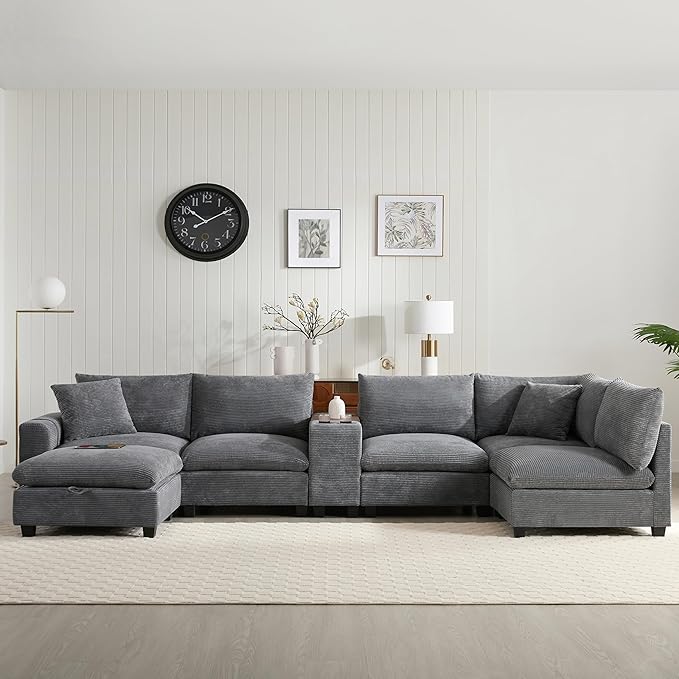 Merax 140'' Oversized Modular Sectional Sofa by Merax
