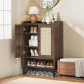 Rattan Shoe Cabinet Storage for Entryway, Shoe Cabinet by JASIWAY