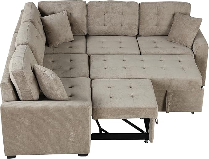 82" Convertible Sleeper Sofa - Image 7