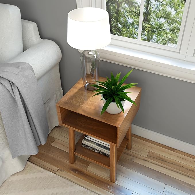 Plank+Beam Wooden Side Table - Image 6