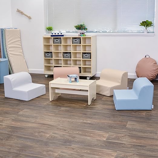 Children's Factory Library Lounger, Flexible Seating Classroom Furniture - Image 2