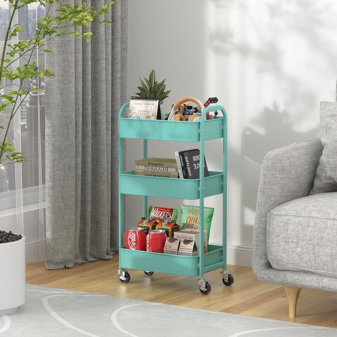 MAX Houser 3-Tier Rolling Utility Cart - Image 6