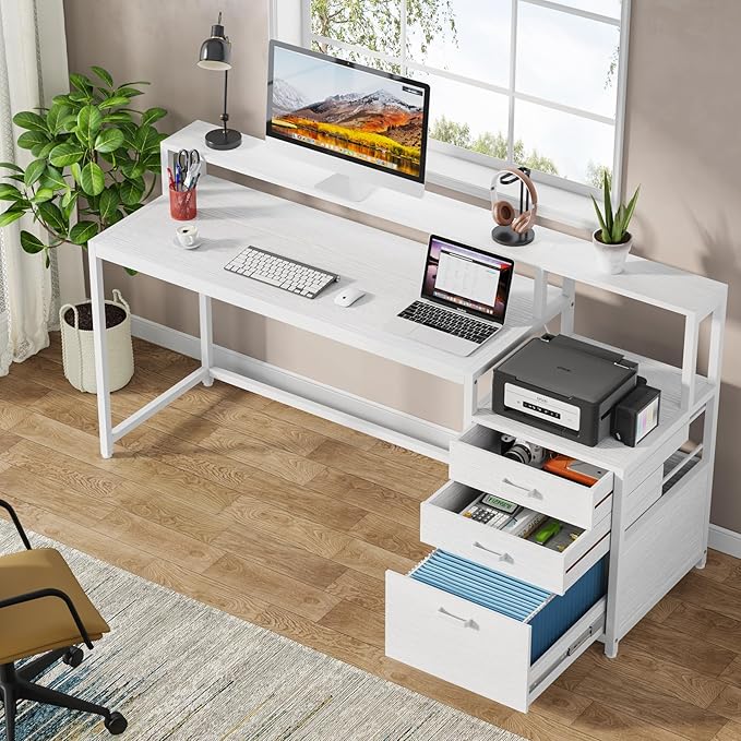 Tribesigns 63 Inch Computer Desk - Image 4