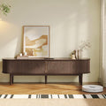 LINSY 70" Fluted TV Stand, Modern Entertainment Center by Linsy