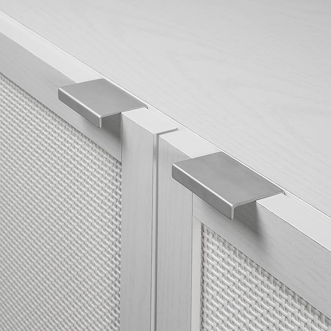 Sango Orre 2-Door Cabinet, Modern White Storage Cabinet - Image 4