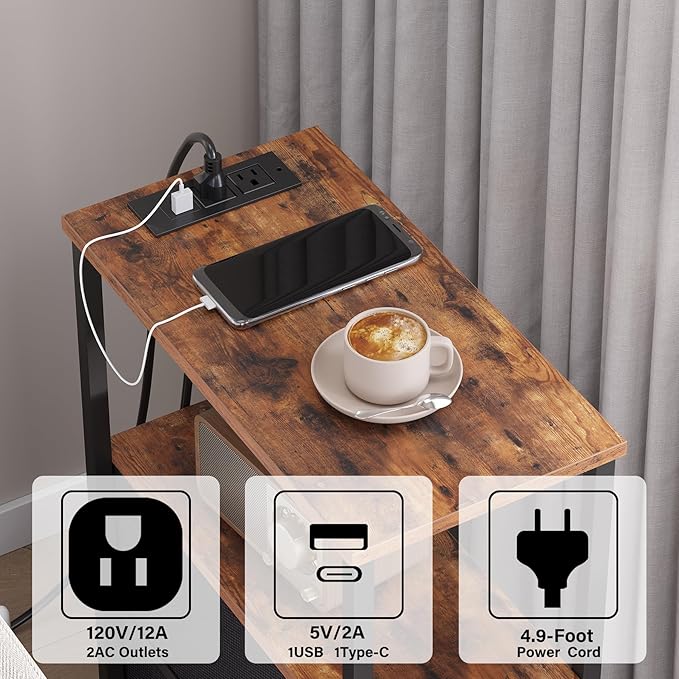 TUTOTAK Narrow LED Night Stand - Image 7