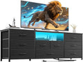 Furnulem 9 Drawer Dresser, 63” Long TV Stand by Furnulem