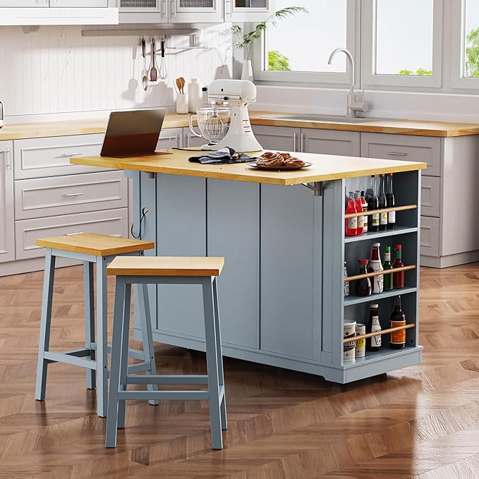 YOTPO 53" Large Kitchen Island - Image 9