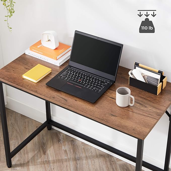 VASAGLE Computer Desk, Office Work Desk, - Image 2