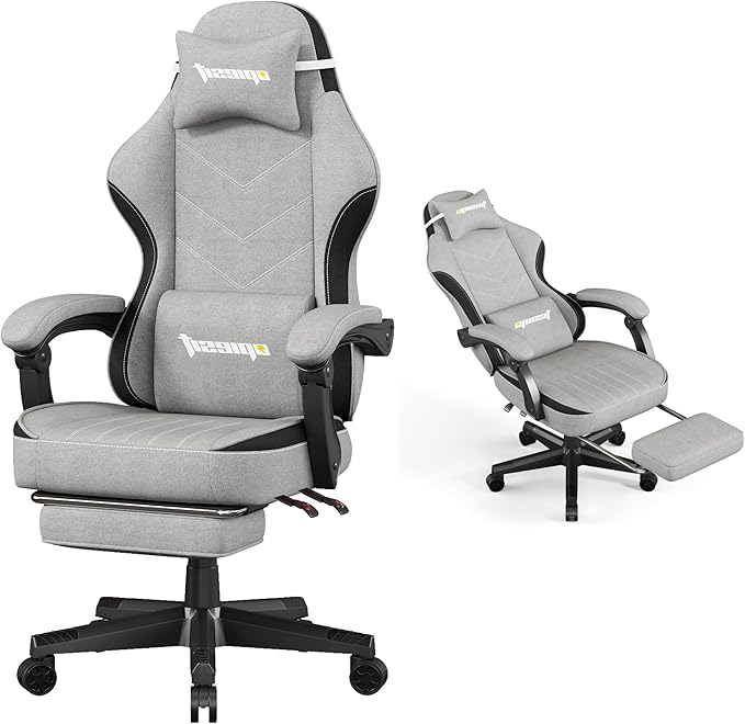 Gaming Chair, Fabric Computer Chair by Opiesit