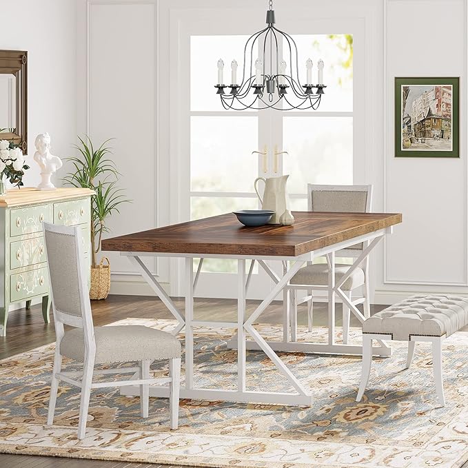 Tribesigns Farmhouse Dining Table - Image 6