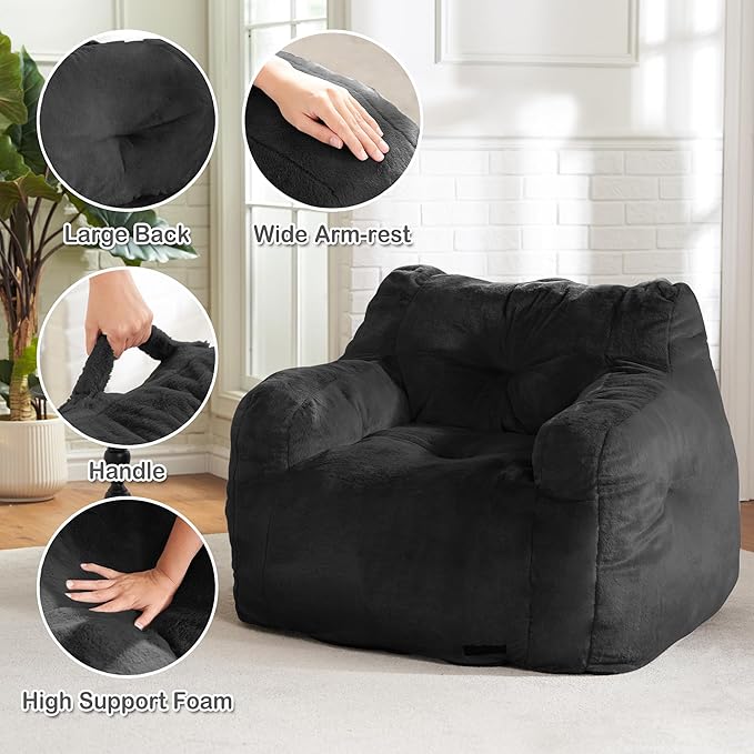 Hobestluk Bean Bag Chair for Adult Small Bean Bag Chairs - Image 6