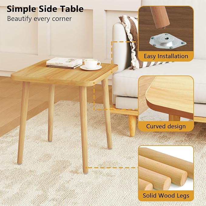 Simple End Table, Modern Side Table - Image 4