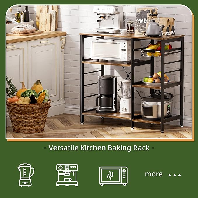 Baker’s Rack, Microwave Oven Stand - Image 3