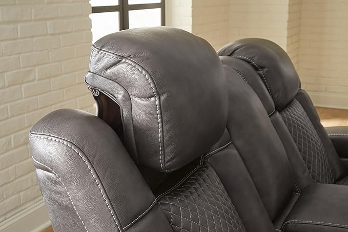 Signature Design by Ashley Fyne-Dyme Contemporary Power Reclining Loveseat - Image 13