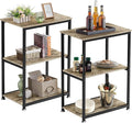VECELO Tall End Side Table by VECELO