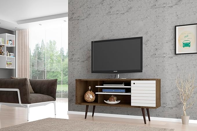 Manhattan Comfort Liberty Mid Century Modern TV Stand - Image 2