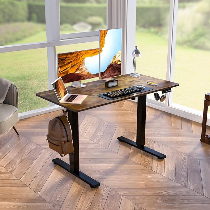 Kingant Standing Desk Height Adjustable Electric Stand Up Desks - Image 2