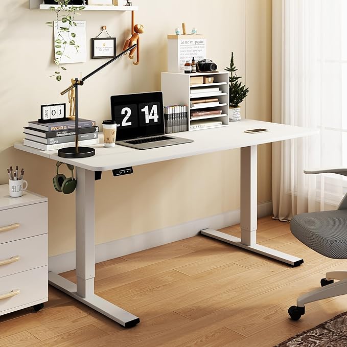 Electric Standing Desk Adjustable Height, 48x24 Inches Sit Stand up Desktop - Image 7