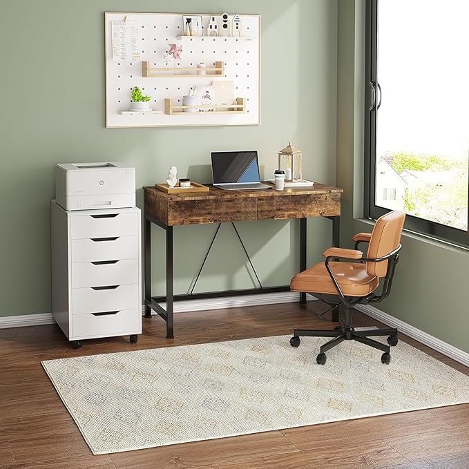 CAIYUN 40“ Small Desk for Bedroom, Computer Desk - Image 4