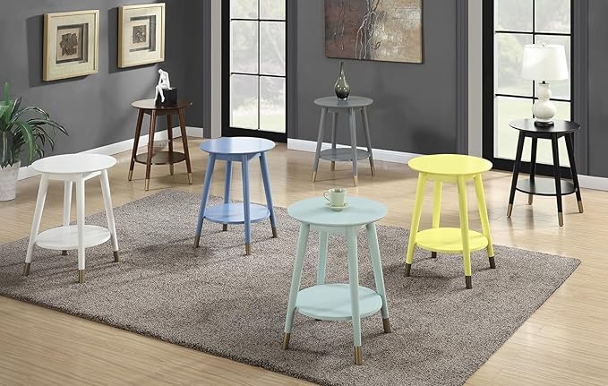 Convenience Concepts 7103050ES Wilson Mid Century Round End Table - Image 6