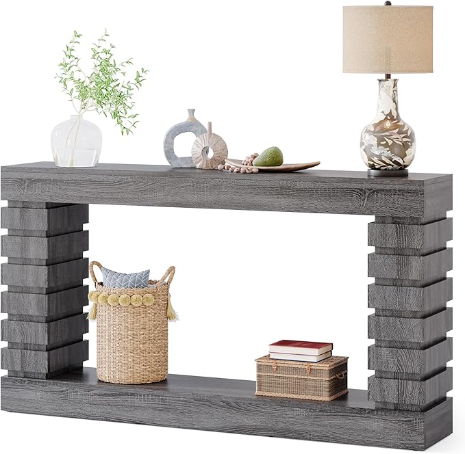 Tribesigns 70.8-Inch Long Console Table, Wood Entryway Table - Image 9