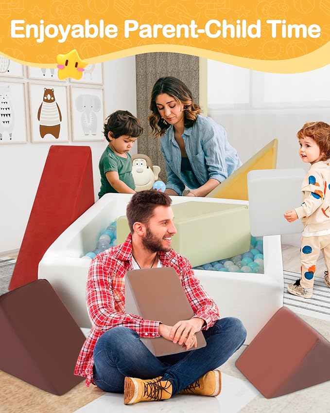 Kids Play Sofa, Tangram Square Puzzles Couch Furniture, Modular Kids Play - Image 8