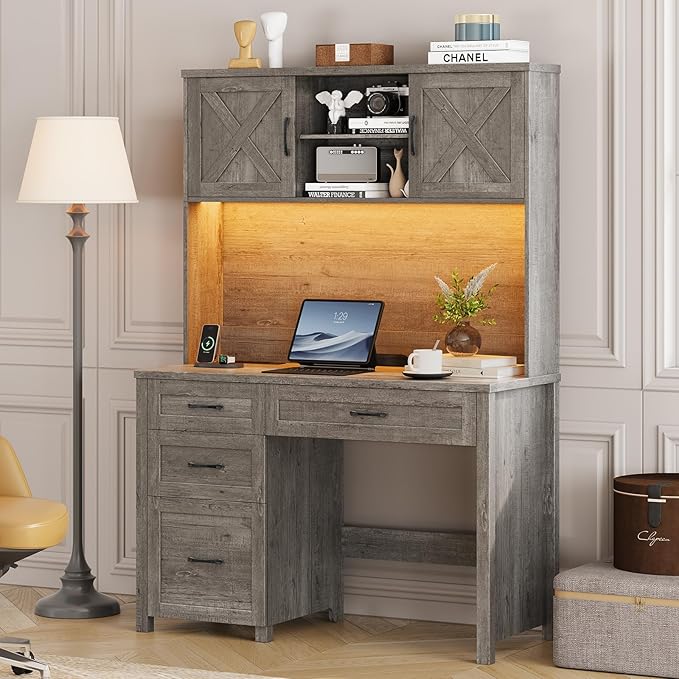Farmhouse 67" H Executive Desk - Image 8