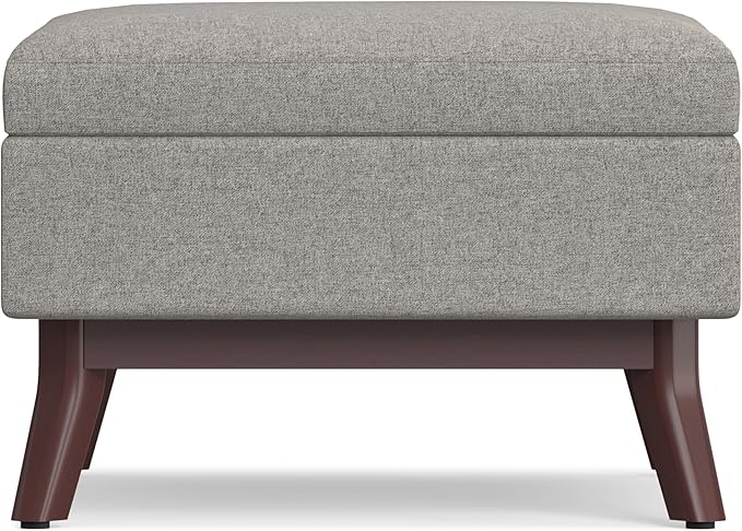 SIMPLIHOME Owen 34 inch Wide Mid Century Modern Rectangle Coffee Table Storage - Image 6