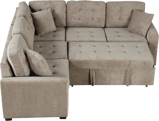 82" Convertible Sleeper Sofa - Image 8