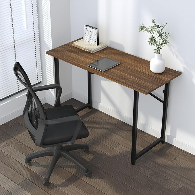 Folding Computer Desk 47 inch Writing Gaming Computer Camping Table, No - Image 2