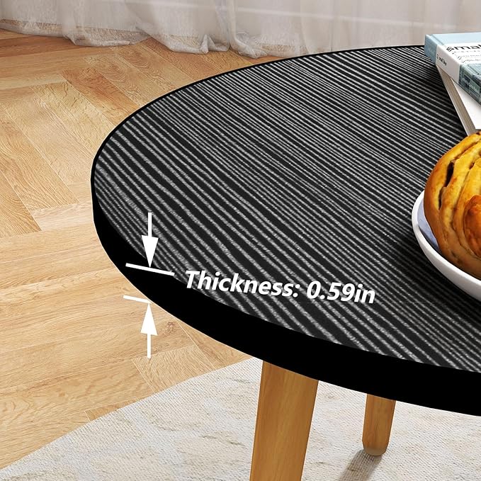 Round Coffee Table Low Table - Image 8