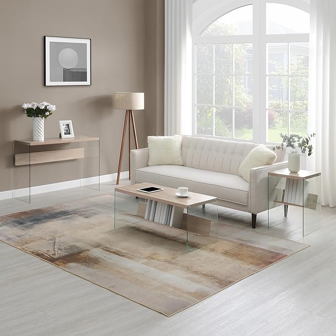 Convenience Concepts SoHo Modern Living Storage Shelf, Contemporary Coffee Table - Image 6