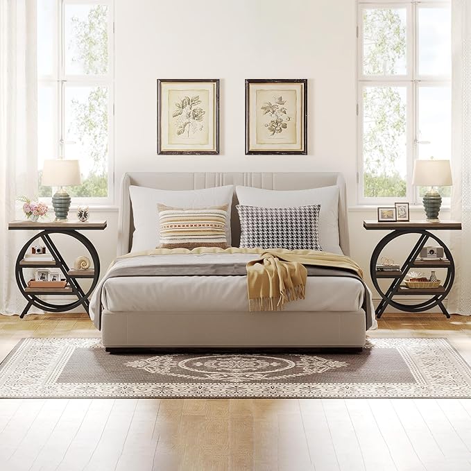 Tribesigns End Table for Living Room, 3-Tier Narrow Side Table - Image 6