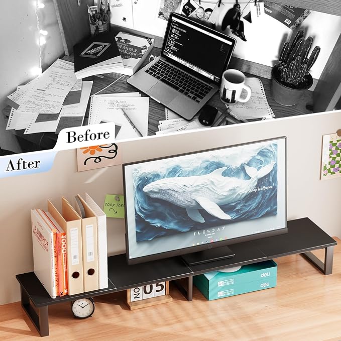 59" Large TV Riser Stand for 32-75 Inch TV, TV Shelf - Image 5