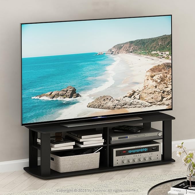 Furinno 11191BK THE Entertainment Center TV Stand - Image 2