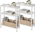 3-Tier Side Table Set of 2, Small End Table, Sofa Side Table by VANTIMO