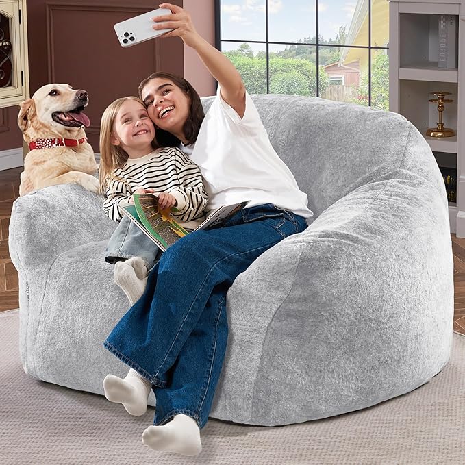 Homguava Beanbag Chair Bean Bag Chairs - Image 3