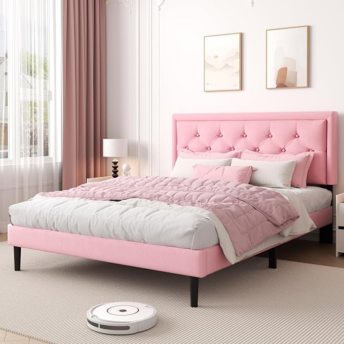 Queen Size Platform Bed Frame by CXVXbedframe