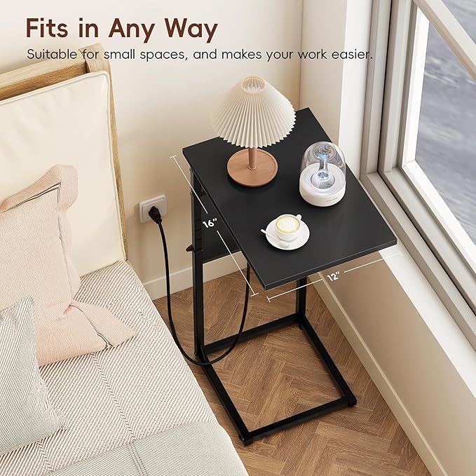 Vagusicc C Shaped End Table - Image 4