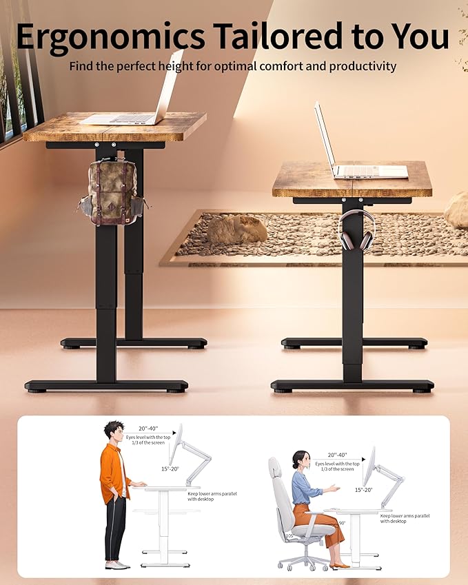 Standing Desk Electric Adjustable Computer Desk-Stand up Desk Office Gaming - Image 4