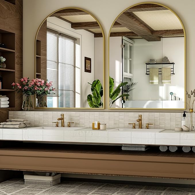 Arch Bathroom Mirror, 36x48 Inch - Image 4