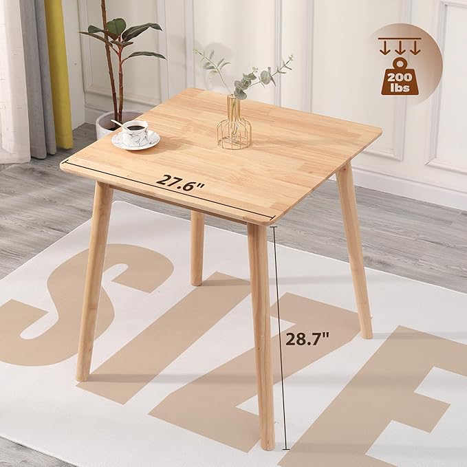 OGMILL 27.6" Small Square Dining Table - Image 3