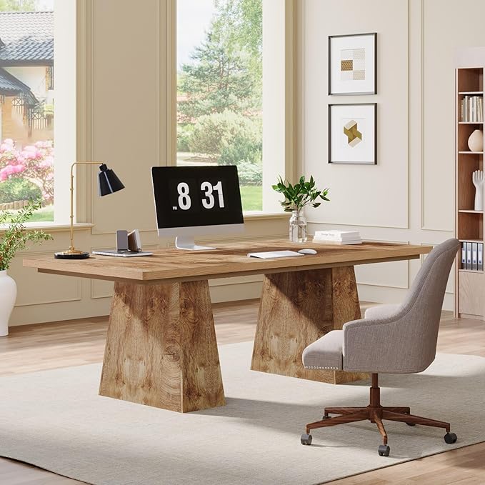 Tribesigns 63-Inch Executive Desk, Large Office Computer Desk - Image 4