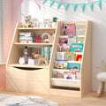 TOETOL 3 Tier Kids Bookshelf and Book Storage，6 Sling Toddler Bookshelf by TOETOL