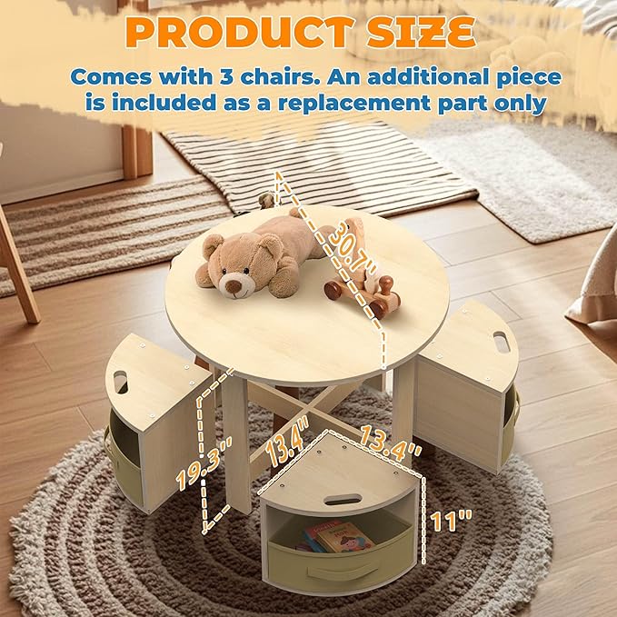 Toddler Table and Chair Set - Image 6