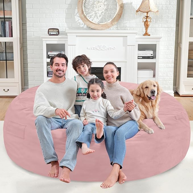 7FT Bean Bag Chair, Large Bean Bag Chairs - Image 2