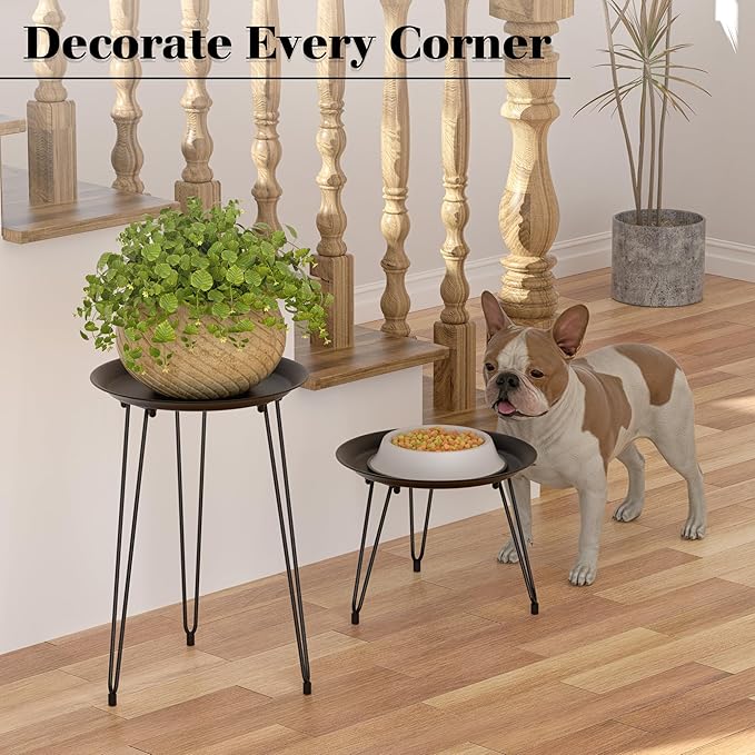 SUEH DESIGN Plant Stand Indoor, Metal Plant Stand Round Plant Table Heavy Duty - Image 5